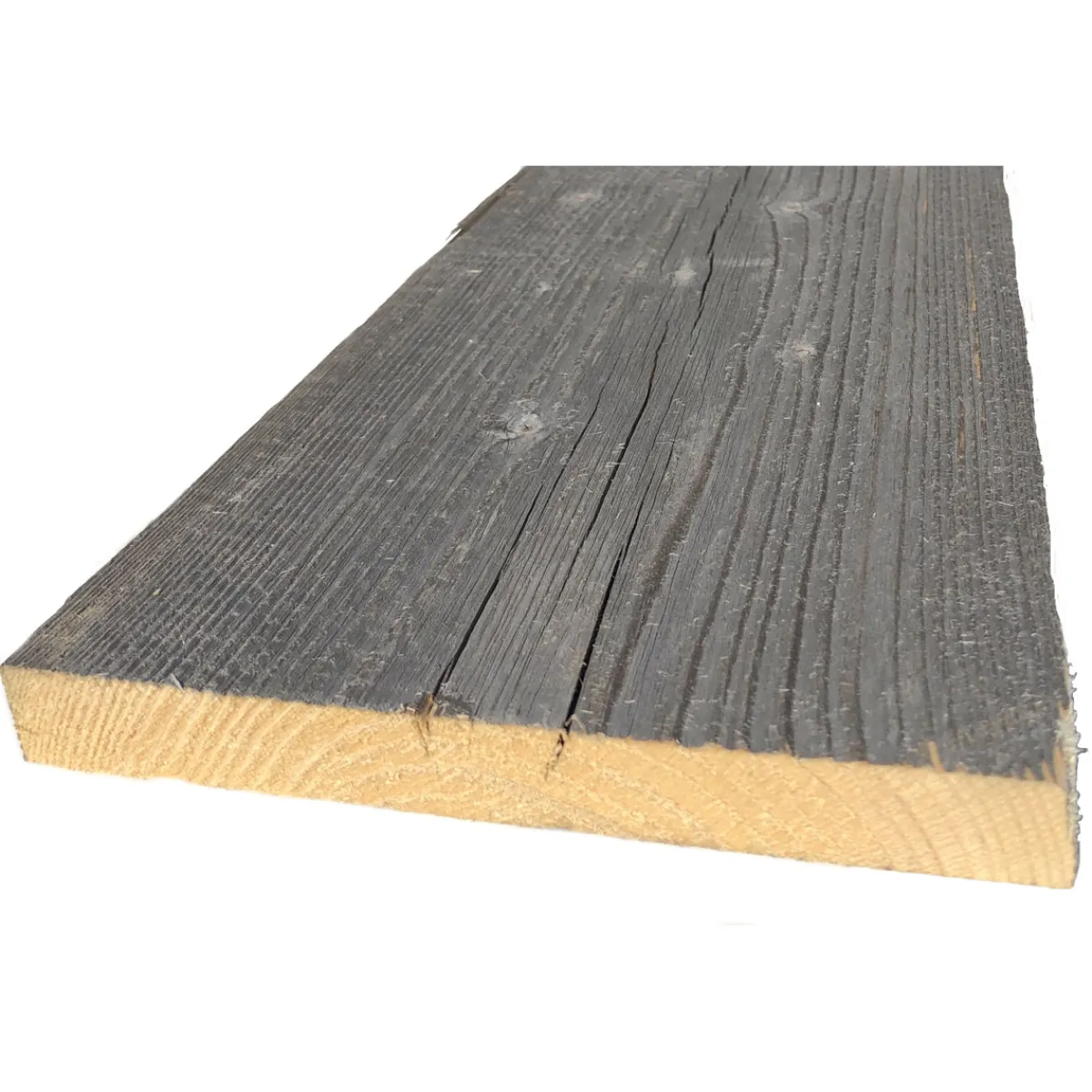 Altholz-Brett grau 100 x 15-22 x 2 cm^JÜRGENS Outlet