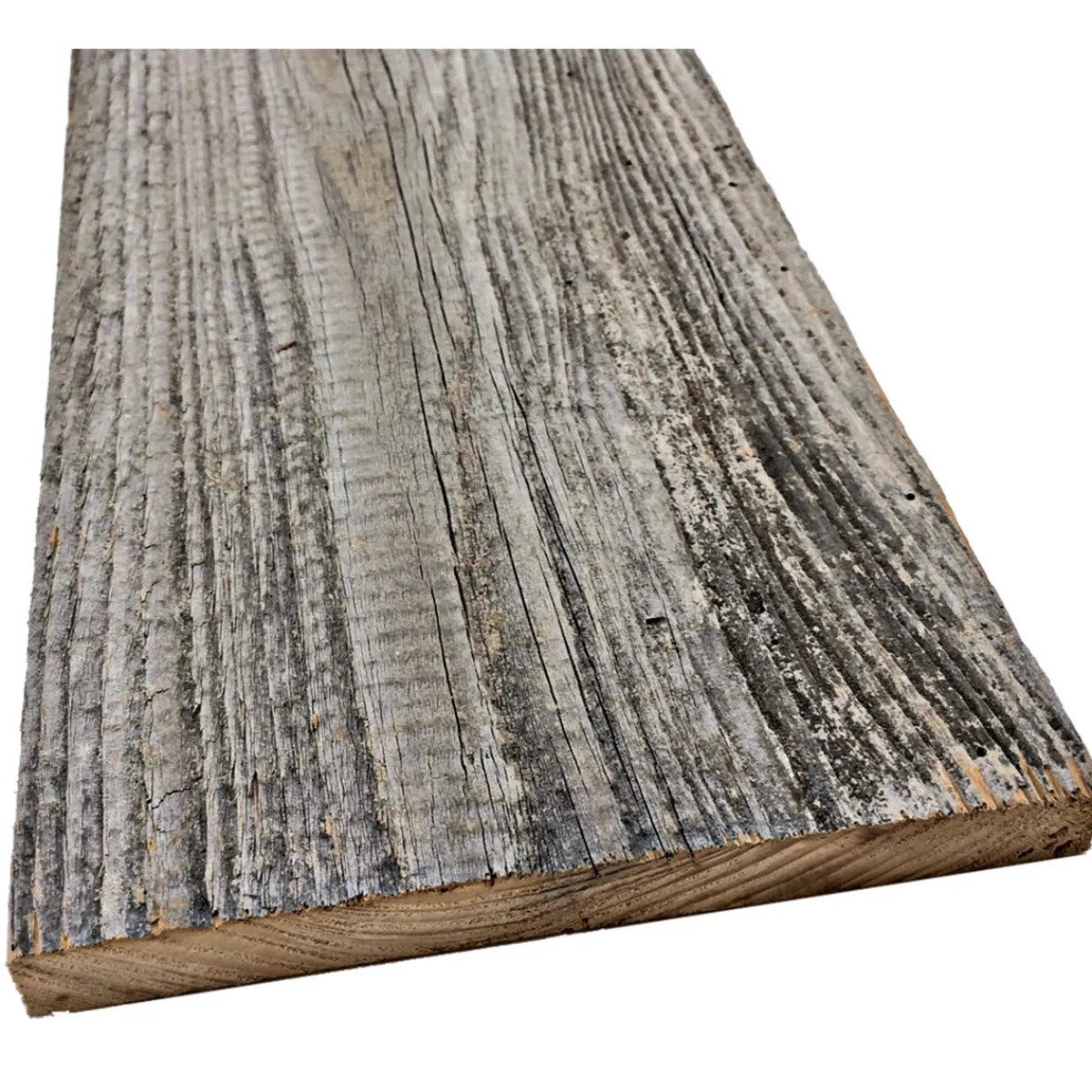 Altholz-Brett grau 100 x 15-22 x 2 cm^JÜRGENS Outlet