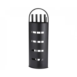 Kaminbesteck 4tlg Stahl schwarz beschichtet*MyFireTool Sale