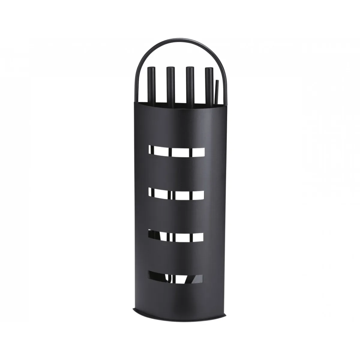 Kaminbesteck 4tlg Stahl schwarz beschichtet*MyFireTool Sale