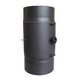 Kaminfilter - KaminFILTERKat, Ø 150 mm, mit Revisionstür, Farbe: Dunkelgrau