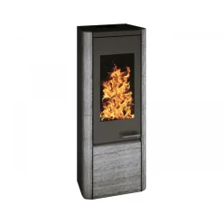 Kaminofen Myro Natstone schwarz 8 KW^Wamsler New