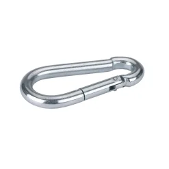 Karabinerhaken Durchmesser 6 x 60 mm silber