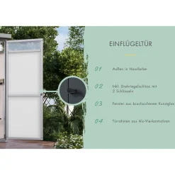 Metall Gerätehaus Oesten 1,5*Karibu Hot