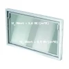 Kippfenster 80 x 40 cm weiß Isoglas 3-Kammer-Profil* New