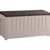 Keter Kissen- und Gartenbox mit Sitz Novel