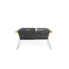 Holzkohlegrill Original Grillfläche 20 x 28-49 cm auseinanderziehbar*Knister Hot