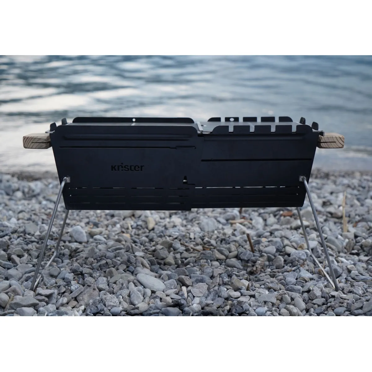 Holzkohlegrill Original Grillfläche 20 x 28-49 cm auseinanderziehbar*Knister Hot