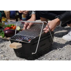 Holzkohlegrill Original Grillfläche 20 x 28-49 cm auseinanderziehbar*Knister Hot