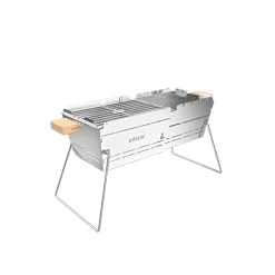 Holzkohlegrill Premium Grillfläche 22 x 28-49 cm auseinanderziehbar^Knister New