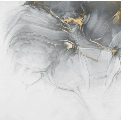 Komar Vlies Fototapete Ink Gold Fluid 300x280 cm