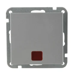 Kontrollschalter Melbourne silber Serie 703* Outlet