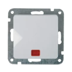 Kontrollschalter Monaco ultraweiß Serie 202