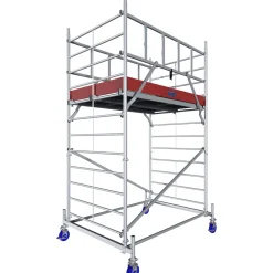 PROTEC XXL ALU-FAHRGERÜST BREITAUFBAU 2,00 x 1,20 M AH 4,30 M*Krause Hot