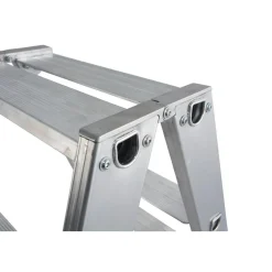 Stufen-Doppelleiter Stabilo 2 x 10 Stufen^Krause Hot