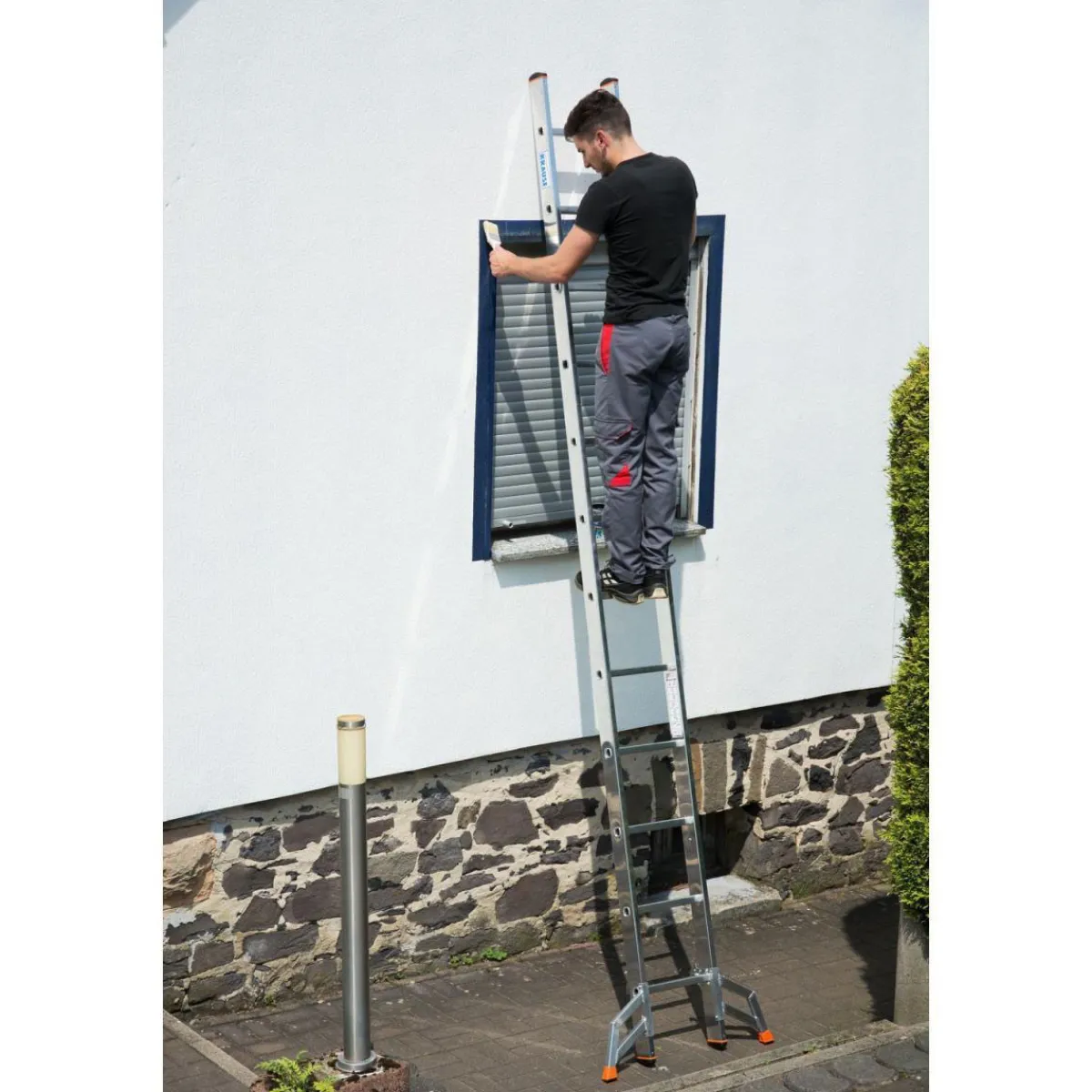 Vielzweckleiter Tribilo 3 x 12 Sprossen*Krause Online
