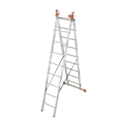 Vielzweckleiter Tribilo 3 x 9 Sprossen^Krause New