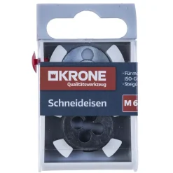 Schneideisen HSS M6 25 x 9 mm^Krone Best