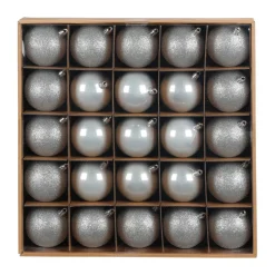 Kugelset 7cm Winter Silver
