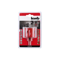 Löchsäge mit Schaft und Bohrer Durchmesser 51 mm*kwb Clearance
