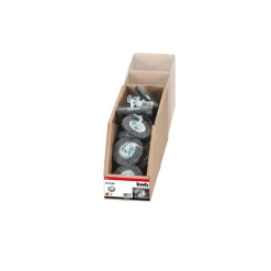 Scheibenbürsten für Einsatz mit Bohrmaschinen und Akkuschraubern HSS grob Durchmesser 75 mm*kwb Discount