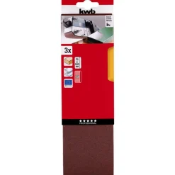 Schleifbänder Holz und Metall 75 x 533 mm K150*kwb Clearance