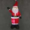 LED-Weihnachtsmann aufblasbar rot-weiß IP44 102x48x183 cm* Sale