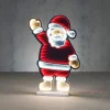 LED-Weihnachtsmann rot mit Timer 26x8x40 cm* Best