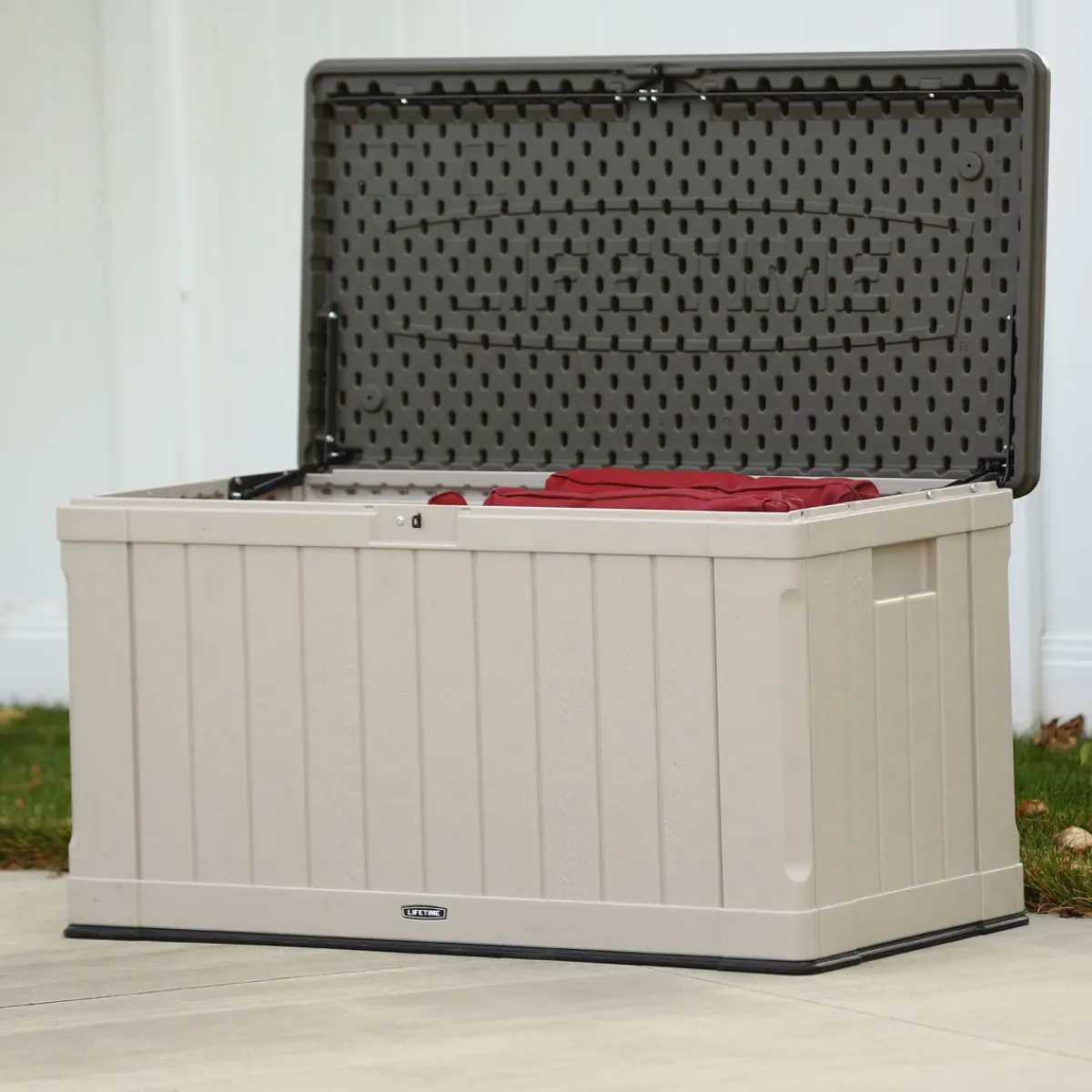 Kissenbox Harmony 440 L 64x127,9x67,2cm Lichtgrau^Lifetime Hot