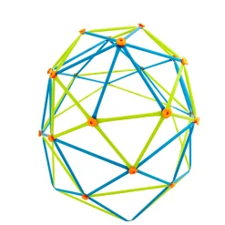 Klettergerüst Geodome 238x238x223cm Blau Lime^Lifetime Sale