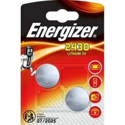 Lithium-Knopfzellen CR 2430 2Stück