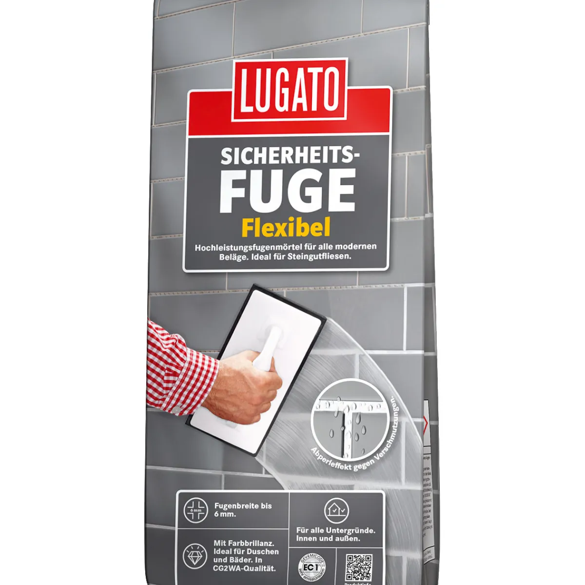 Lugato Sicherheitsfuge flexibel 1kg manhatten
