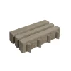 Lusit ECO City40x20x8 cm, Grau mit Microfase