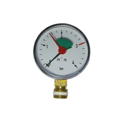 Manometer 0-4 Bar 3/8" Anschluß unten* Hot