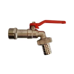 Messing Kugelauslaufhahn vernickelt 3/4"* Clearance