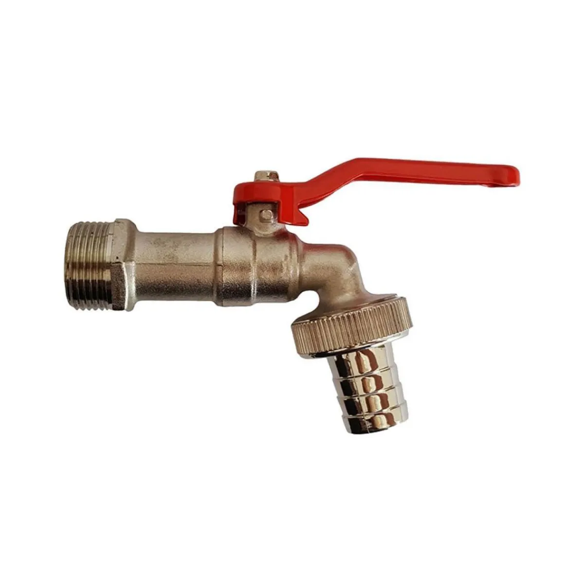 Messing Kugelauslaufhahn vernickelt 3/4"* Clearance