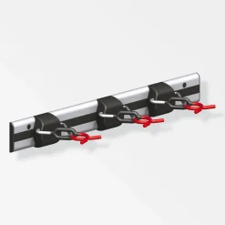Gerätehalter-Set X-Star mit Schiene schwarz-rot*MyTool