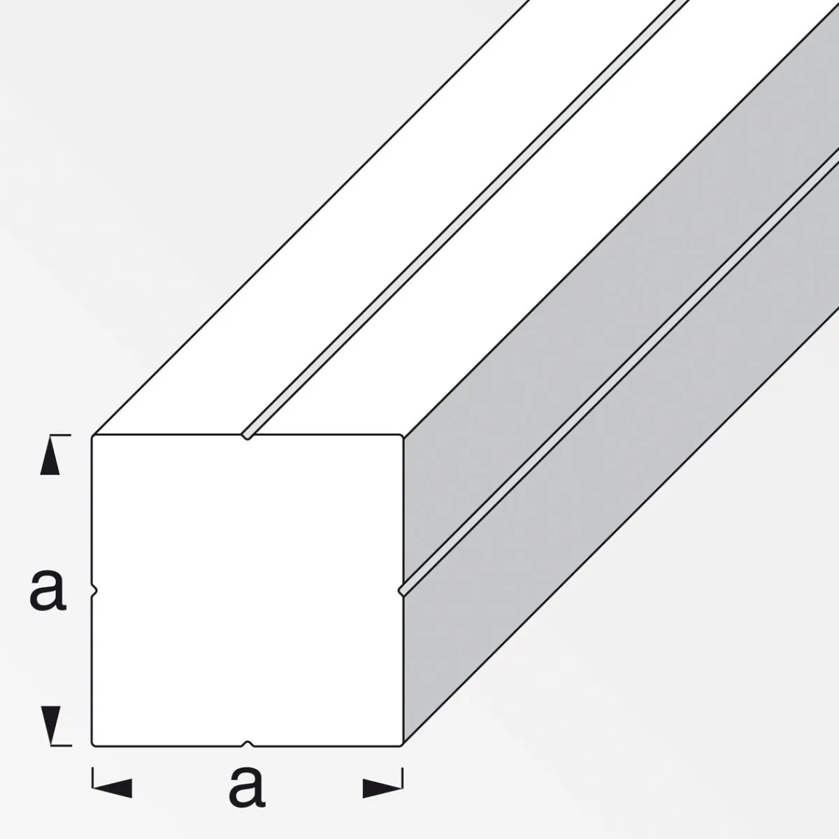 Quadratstange 11,5 mm 1m blank^MyTool Hot