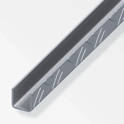 Riffelblech-Quadrat-U 23,5 mm 1m blank^MyTool Discount