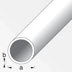 Rundrohr 8 x 1 mm 2m Aluminium silber*MyTool Best