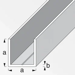 U-Profil 23,5 mm 2,5m blank^MyTool Online