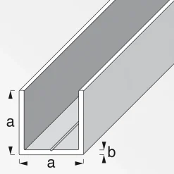 MyTool U-Profil 19,5 mm 2,5m blank