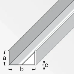 MyTool U-Profil 11,5 x 19,5 mm 2,5m blank