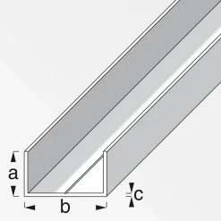 MyTool U-Profil 29,5 x 53,6 mm 1m blank