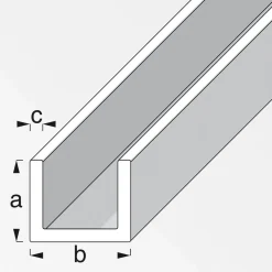MyTool U-Profil 16 x 16 x 16 x 1,5 mm 1m kaltgewalzt