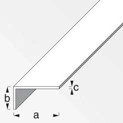 Winkel 40 x 10 x 2 mm 2m weiß*MyTool Clearance