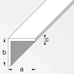 Winkel 40 x 40 x 2 mm 2m silber-eloxiert*MyTool Outlet