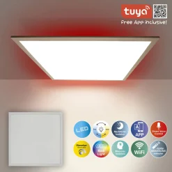Naeve LED DL Luga Metall/KS buntLxBxH: 45x45x6cm dimmbar*näve Online