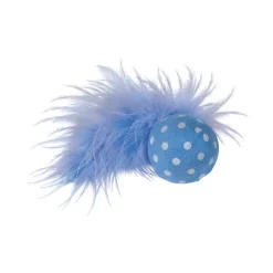 Ball mit Rassel Feder 4 cm^Nobby New