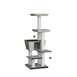 Kratzbaum Motega 48 x 48 x 141 cm hellbraun^Nobby Outlet